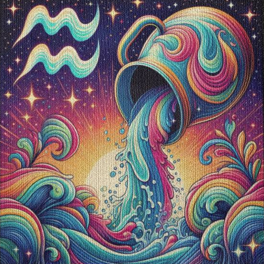 Aquarius Woven Blanket