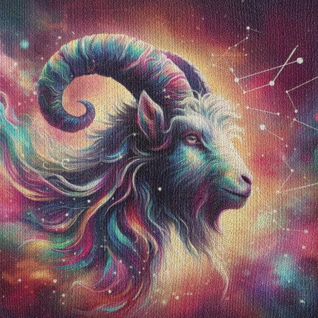 Capricorn Heirloom Blanket Design Close Up_Mister Obtuse Eclectic Goods