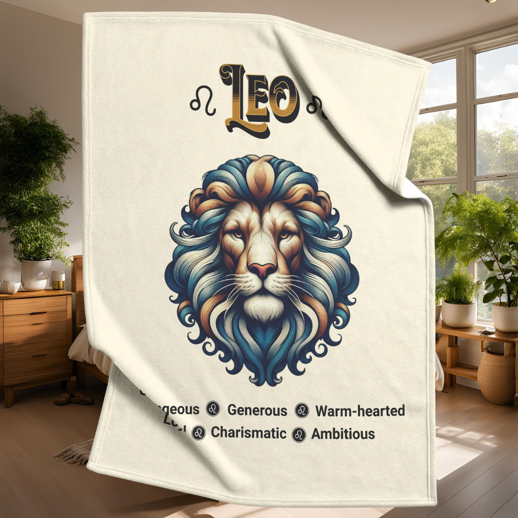 Leo Fleece or sherpa blanket bedroom setting mister obtuse eclectic goods