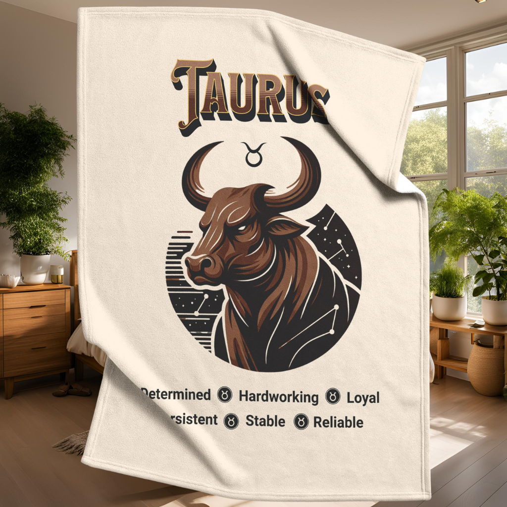 Taurus Fleece/Sherpa Blanket