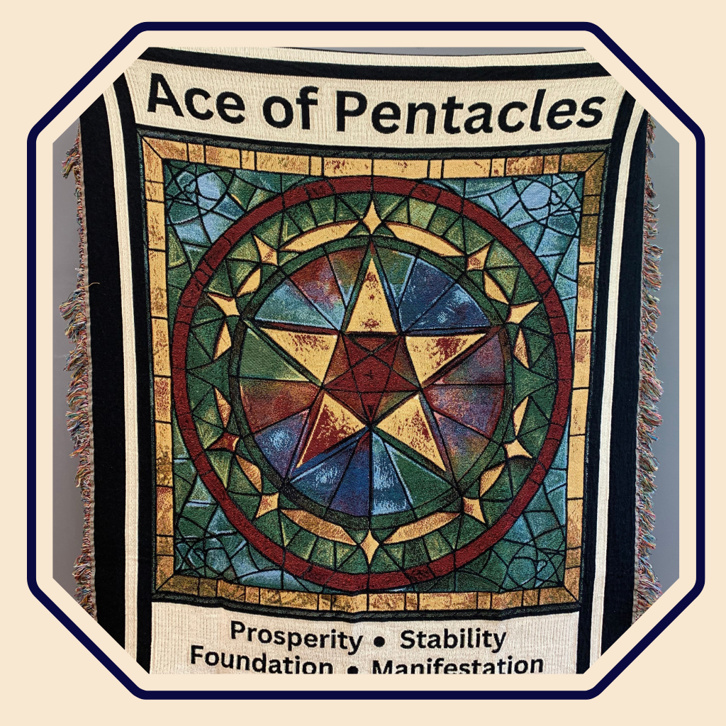 Ace of Pentacles Blanket Mister Obtuse Eclectic Goods