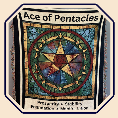 Ace of Pentacles Blanket Mister Obtuse Eclectic Goods