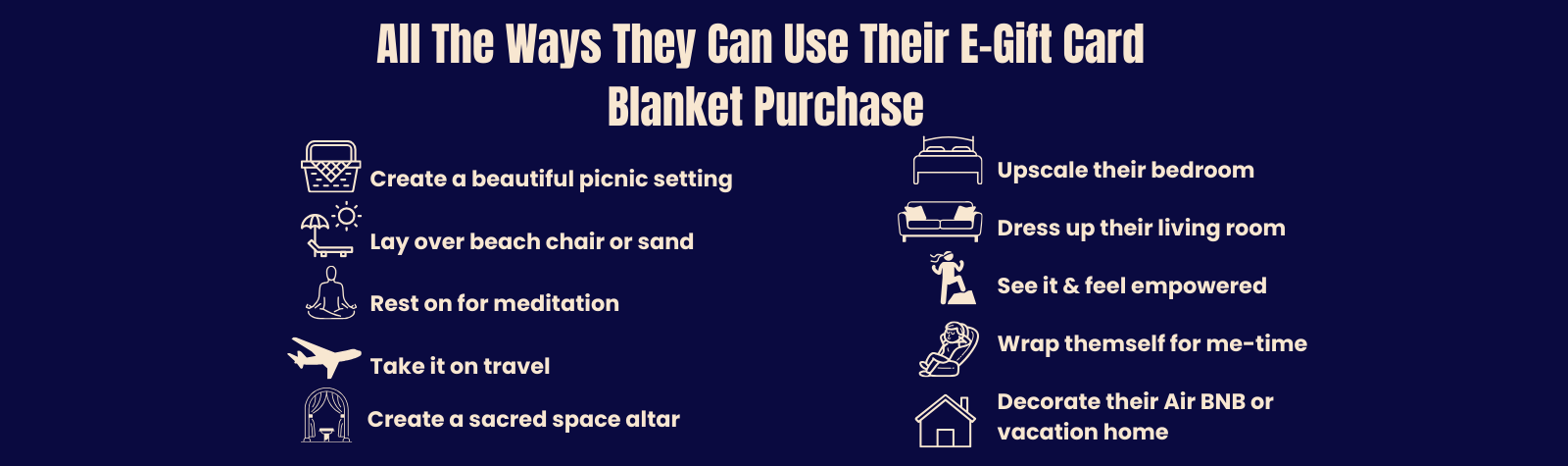 All the ways for them to use their e-gift card blanket purchase mister obtuse eclectic goods