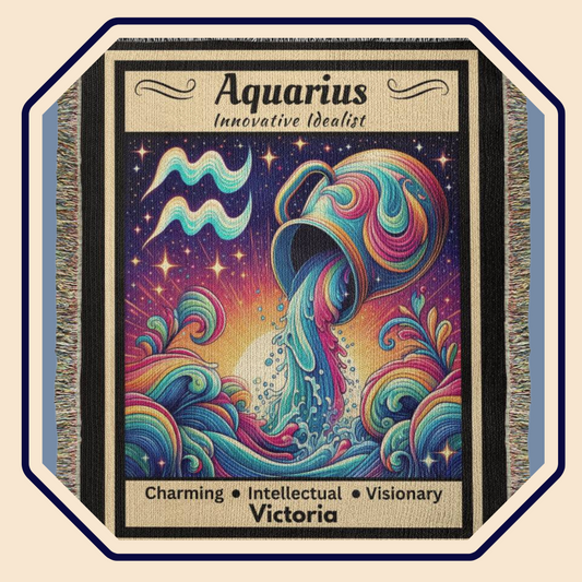 Aquarius Personalized blanket mister obtuse eclectic goods