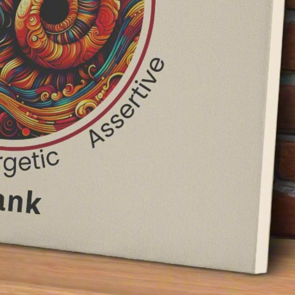Aries Rising Personalized Square Canvas Wrap extreme close up mister obtuse eclectic goods