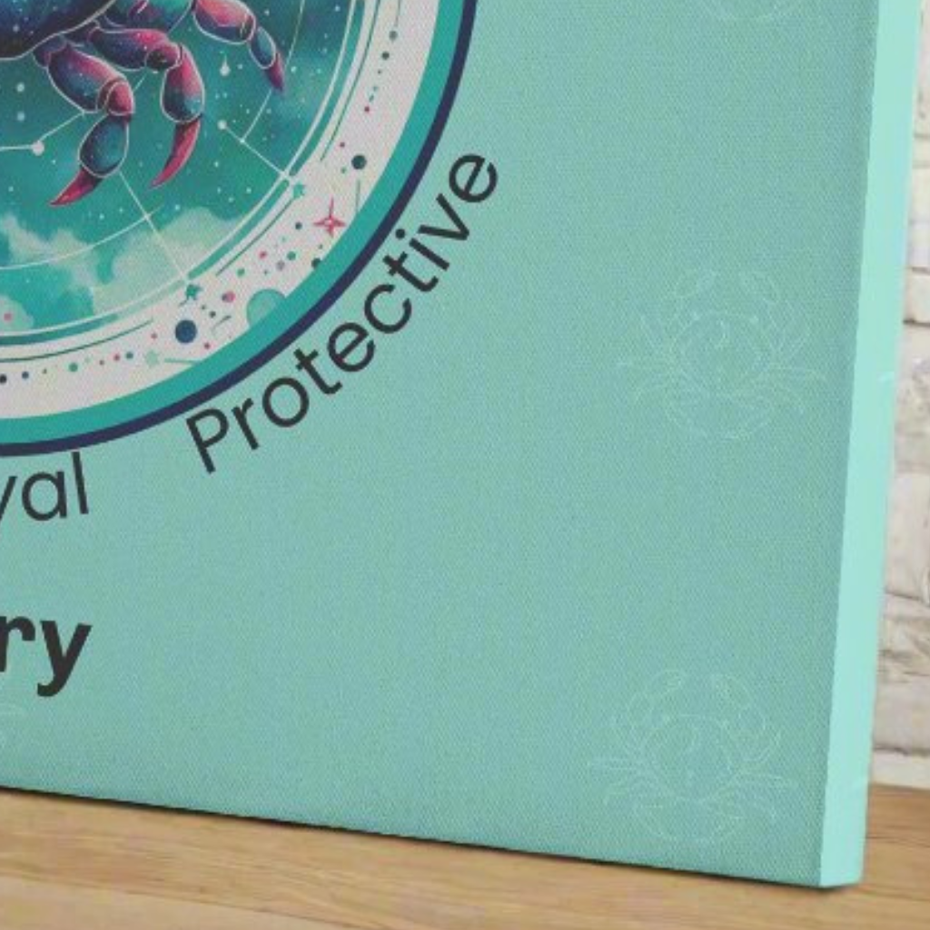 Cancer Navigator Personalized Square Canvas Wrap extreme close up mister obtuse eclectic goods
