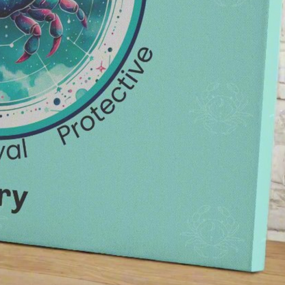 Cancer Navigator Personalized Square Canvas Wrap extreme close up mister obtuse eclectic goods