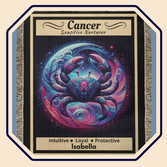 Cancer Personalized Woven Blanket