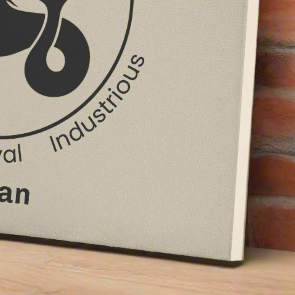 Capricorn Minimalist Personalized Square Canvas Wrap extreme close up mister obtuse eclectic goods