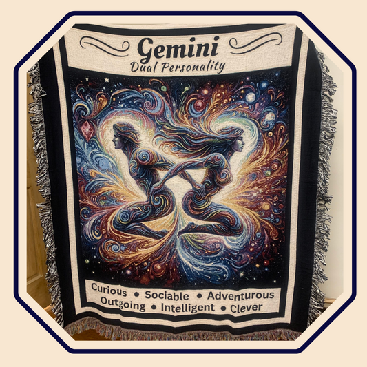 Gemini Woven Blanket Mister Obtuse Eclectic Goods