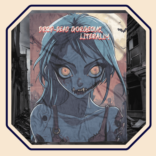 Gorgeous Zombie Non-Personalized Fleece or sherpa blanket main image mister obtuse eclectic goods