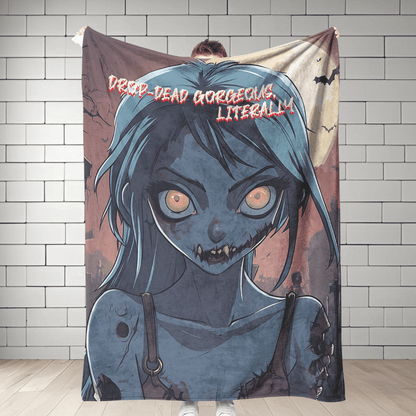 Gorgeous Zombie Non-Personalized Fleece/Sherpa Blanket