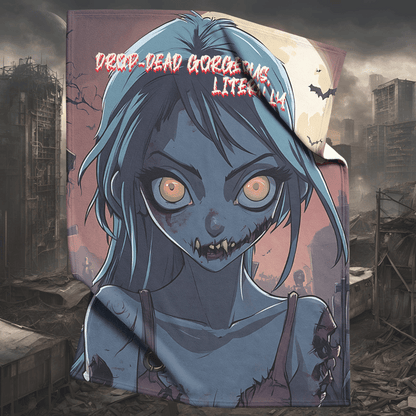 Gorgeous Zombie Non-Personalized Fleece/Sherpa Blanket
