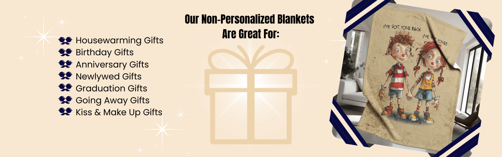 Our whimsical couples non personalized Blankets Are Great For by mister obtuse