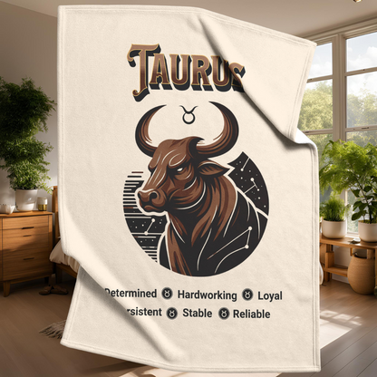 Taurus Fleece/Sherpa Blanket
