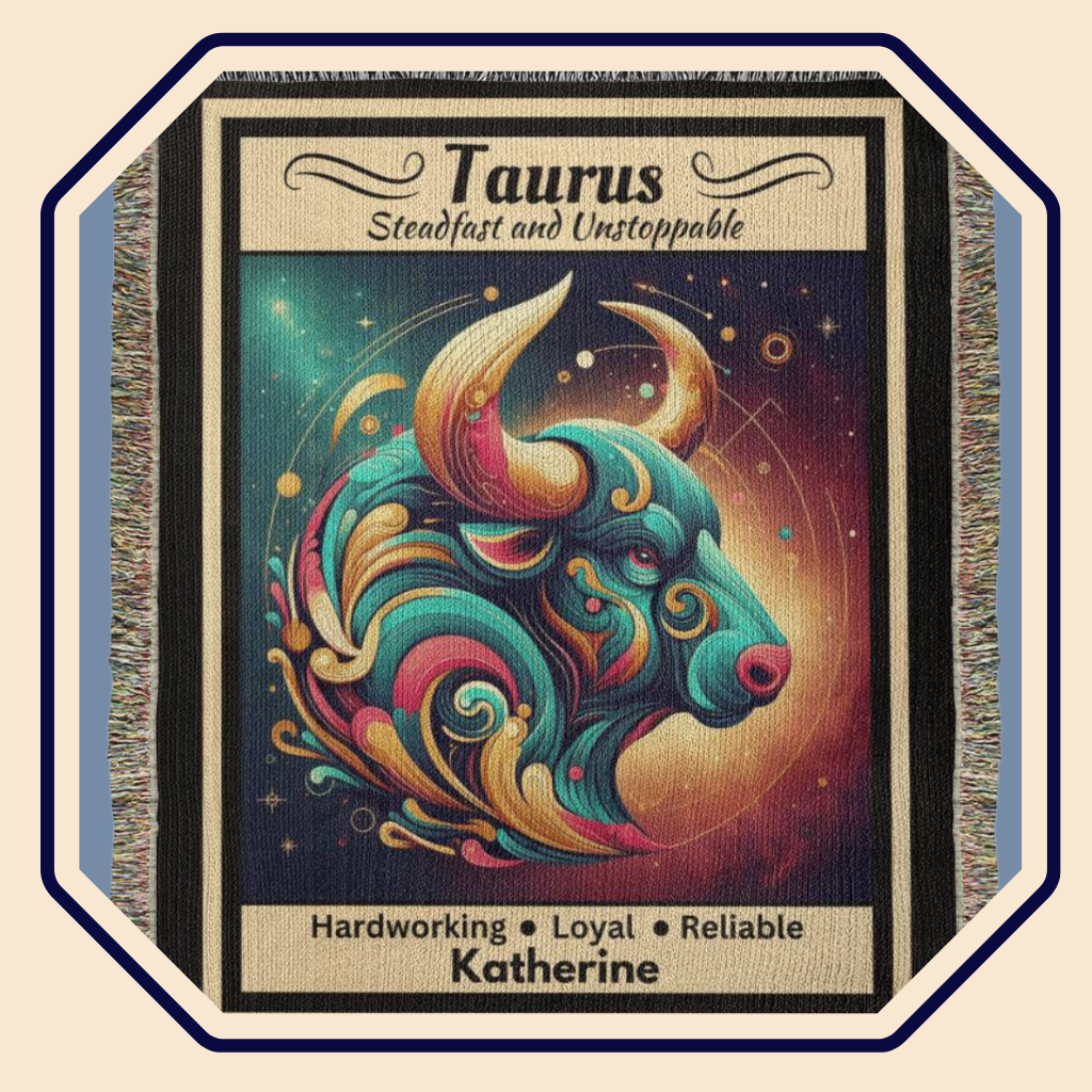 Taurus Personalized blanket mister obtuse eclectic goods