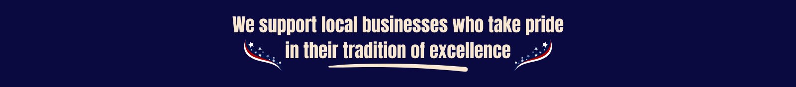We support local businesses who take pride in their tradition of excellence mister obtuse eclectic goods
