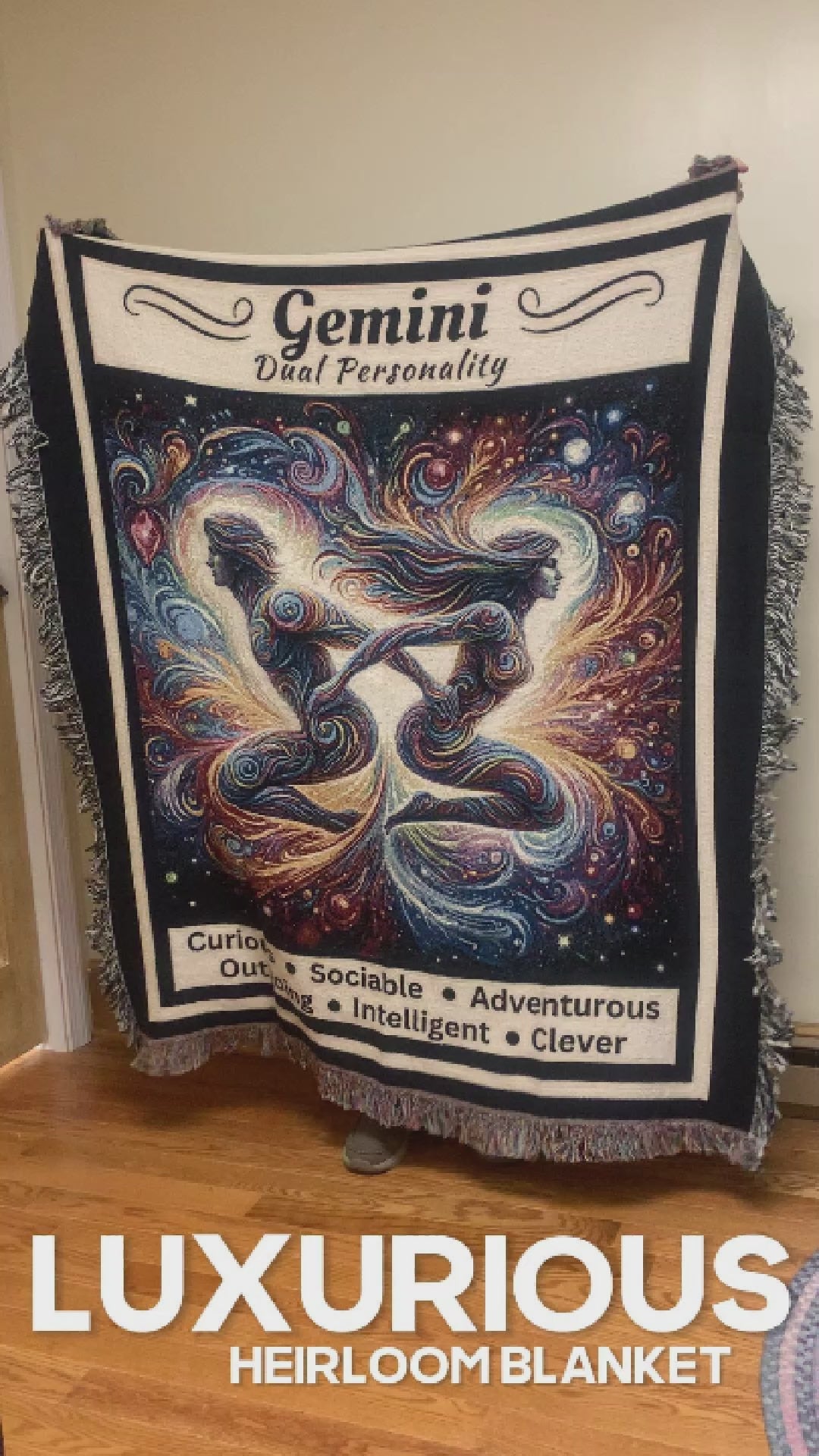 Gemini heirloom blanket product video mister obtuse mugs and stuff